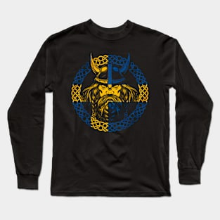 Swedish Viking Warrior Long Sleeve T-Shirt